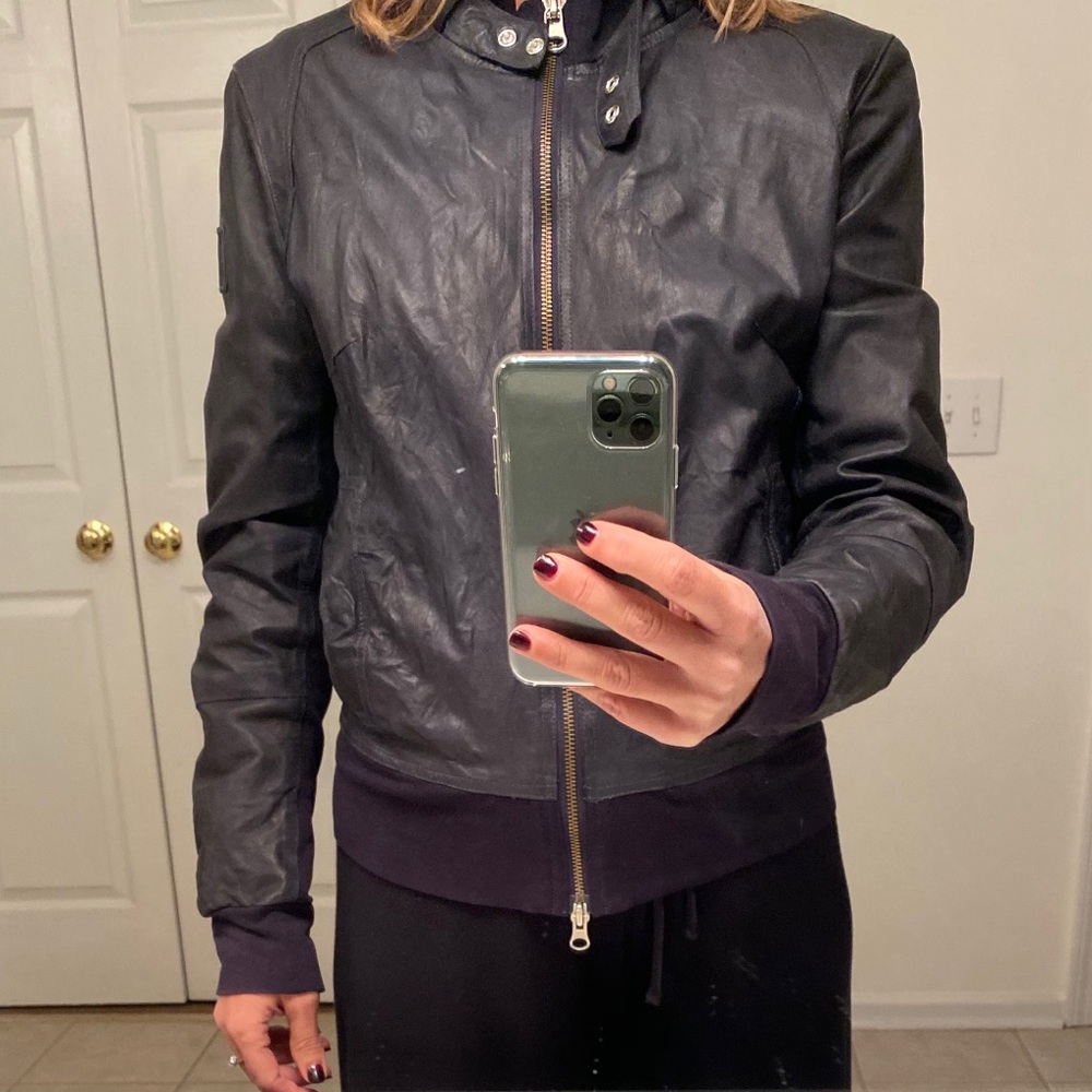 Armani Jeans Leather Jacket